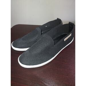 Tommy Bahama Womens Slip On Shoes 9M Knit Mesh Foam Summer Comfort Black
